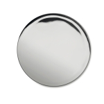 Lip balm with mirror in metal box, SPF 15 UV shiny silver colour third view