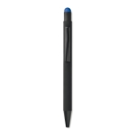 Corporate pen with push button blue colour