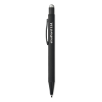 Corporate pen with push button silver colour second main view