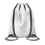 Easy secure reflective drawstring bag silver colour