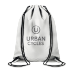 Easy secure reflective drawstring bag silver colour second main view