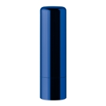 Lip balm stick in metallic container, SPF 15 UV blue colour second view