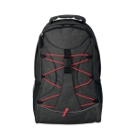 High-quality hiking backpack, Polyester 600D red colour