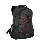 High-quality hiking backpack, Polyester 600D red colour second view