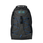 High-quality hiking backpack, Polyester 600D view with print area