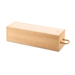 Wooden wine bottle box for gifting and Christmas promotions wood colour fourth view