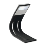 Flexible reading light in black and white black colour