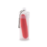 Earplugs for travel with carry case red colour second view