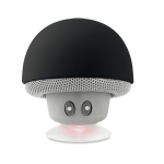 Bluetooth speaker in a mushroom shape with suction cup black colour