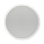 Round cotton beach towel, 180 g/m2 grey colour