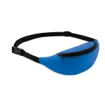 Adjustable bum bag made of 2100D polyester for runners royal blue colour