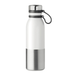 Drip-proof thermos bottle with elegant design, 600 ml white colour