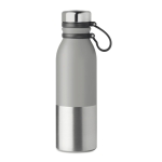 Drip-proof thermos bottle with elegant design, 600 ml grey colour