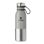 Drip-proof thermos bottle with elegant design, 600 ml grey colour main view