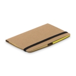 Business card holder, notepad & post-it notes, markers beige colour third view