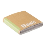 Basil seed packet for promotions beige colour fourth view