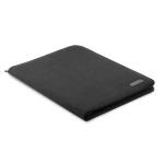 Polyester writing folder with notepad for meetings, A4 black colour