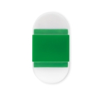 Eraser with sharpener fot office use green colour second view