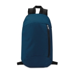 Backpack for hiking made of polyester blue colour