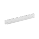 Flexible, folding, 2 meter ruler, for promotions white colour