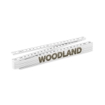 Flexible, folding, 2 meter ruler, for promotions white colour second main view