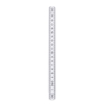 Flexible, folding, 2 meter ruler, for promotions white colour third view