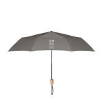 Foldable manual umbrella made of RPET with matching cover, Ø 99 view with print area