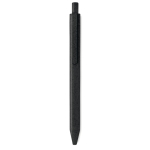 Sustainable ballpoint pen made of a wheat straw mix, blue ink black colour