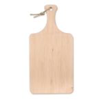 Traditional alder wood chopping board with handle and string wood colour second view