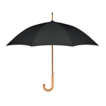 Automatic umbrella made of RPET, Ø 107 black colour