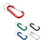 Aluminium keyring in carabiner shape, Aluclip