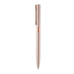 Exclusive metal ballpoint pen with touch pen pink colour