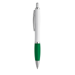 Budget pen for promoting your brand, black ink green colour