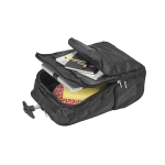 Padded backpack for laptops with trolley, 17'', Traction black colour third view