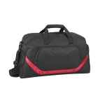 Sports bag for the gym club with inner lining, Active red colour