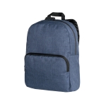 Vintage style laptop backpack ,14'', Cityscape blue colour