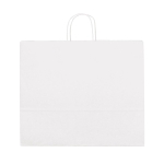 Large white paper, bag kraft paper for shopping, 100 g/m2 white colour first view