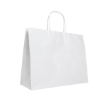 Large white paper, bag kraft paper for shopping, 100 g/m2 white colour