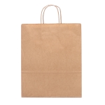 Large kraft paper bag, 115 g/m2, Craft Large natural colour first view