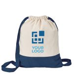 Drawstring bag from high-quality cotton, 180 g/m2 main view