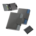 Business folder, imitation leather, magnetic closure, A5 Fabric in case