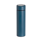 Thermos bottle with metal infuser for tea, Infuso blue colour