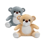 Soft teddy plush toy made of polyester with motif, Pooky various colours