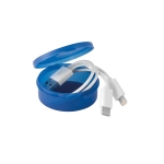 3 in 1 charging cable micro USB type, C Multiplex royal blue colour