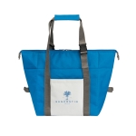 Practical cooler bag,  21 L, Duo royal blue colour image with logo 2