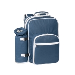 Picnic set, PEVA backpack, cooler compartment blue colour