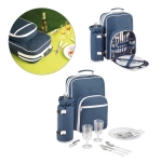 Picnic set, PEVA backpack, cooler compartment various colours