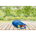 Foldable polyester bag with cooler function and zipper still life view