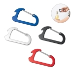 Bottle opener carabiner for athletes and hiking