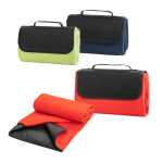 Foldable picnic blanket in fleece, 180 g/m² various colours